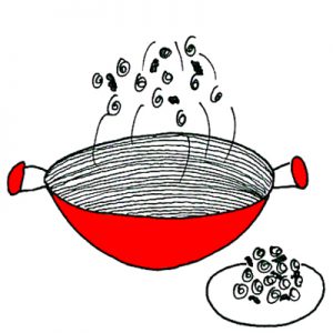 spruitjes uit de wok